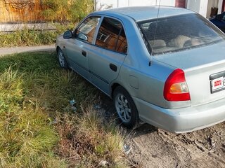 2004 Hyundai Accent ТагАЗ II, серебристый, 215000 рублей, вид 2