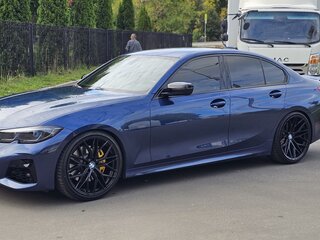 2021 BMW 3 серии 318d VII (G2x), синий, 3550000 рублей, вид 3