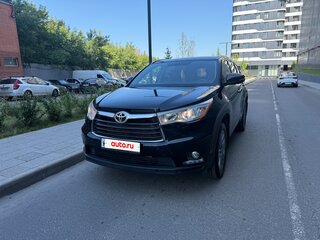 2014 Toyota Highlander III (XU50), чёрный, 2470000 рублей, вид 3