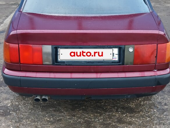 1991 Audi 100 IV (C4), красный, 300000 рублей - вид 3