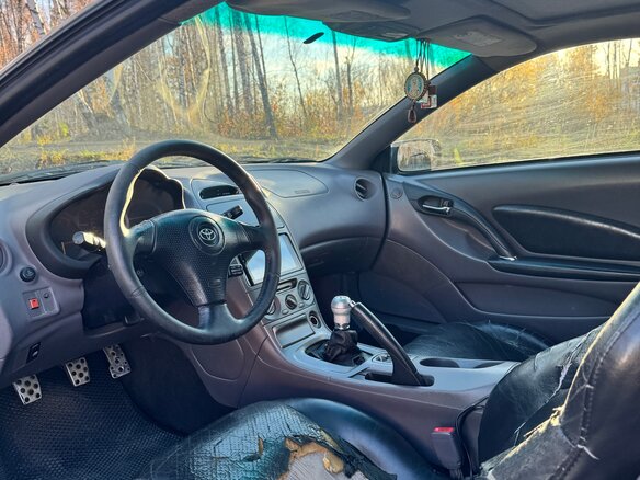 2001 Toyota Celica VII (T230), чёрный, 750000 рублей - вид 12