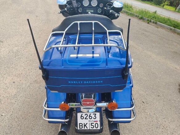 2010 Harley-Davidson Electra Glide, синий, 850000 рублей - вид 2