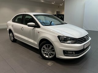2018 Volkswagen Polo V Рестайлинг, белый, 1250000 рублей, вид 3