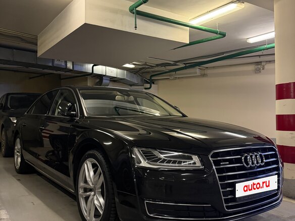 2015 Audi A8 Long III (D4) Рестайлинг, чёрный, 3850000 рублей - вид 1