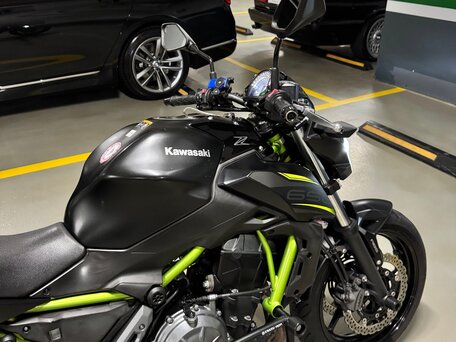 2019 Kawasaki Z 650, чёрный, 530000 рублей, вид 4