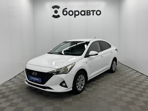 2021 Hyundai Solaris II Рестайлинг, белый, 1008067 рублей