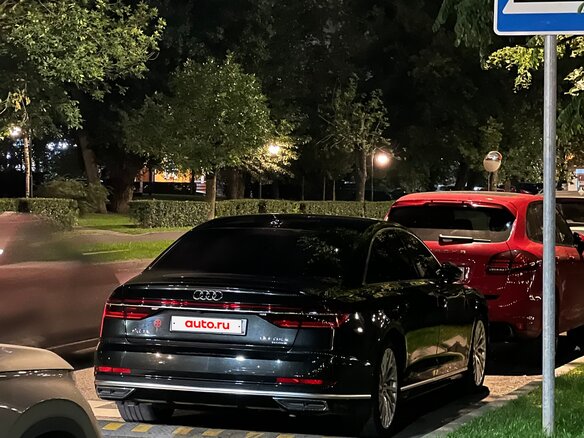 2021 Audi A8 Long 55 TFSI IV (D5), чёрный, 6800000 рублей - вид 2