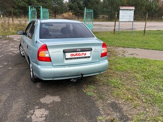 2008 Hyundai Accent ТагАЗ II, голубой, 350000 рублей, вид 4