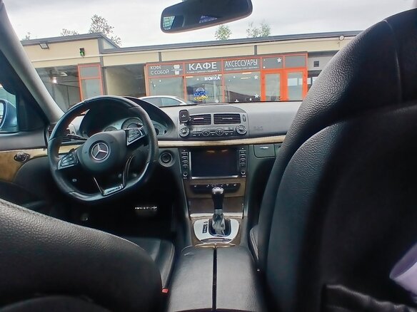 2005 Mercedes-Benz E-Класс 200 III (W211, S211), чёрный, 850000 рублей - вид 10