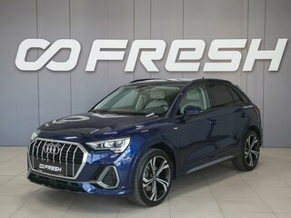 2021 Audi Q3 40 TFSI II (F3), синий, 3550000 рублей, вид 3