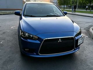 2011 Mitsubishi Lancer X Рестайлинг, синий, 869000 рублей, вид 2