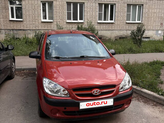 2008 Hyundai Getz I Рестайлинг, красный, 530000 рублей, вид 1