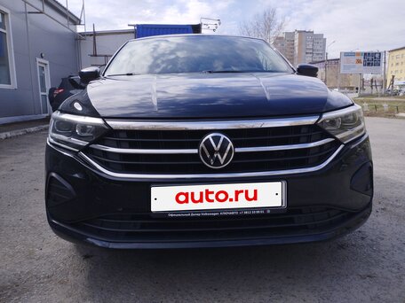 2021 Volkswagen Polo VI, чёрный, 2450000 рублей, вид 1