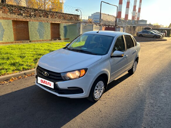 2024 Lada (ВАЗ) Granta I Рестайлинг, белый, 580000 рублей - вид 8