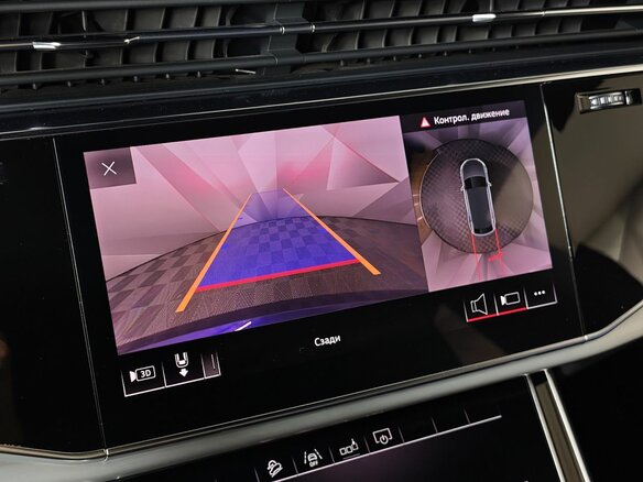 2019 Audi Q8 45 TDI I (4M), синий, 5509000 рублей - вид 21
