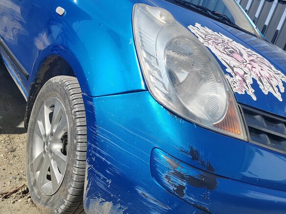 2007 Nissan Note I, синий - вид 7