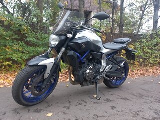 2015 Yamaha MT-07 (FZ-07), синий, 580000 рублей, вид 1