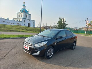 2011 Hyundai Solaris I, чёрный, 870000 рублей, вид 2
