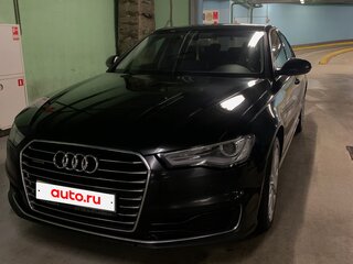 2016 Audi A6 IV (C7) Рестайлинг, чёрный, 2200000 рублей, вид 1
