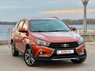 2021 Lada (ВАЗ) Vesta SW I, оранжевый, 1500000 рублей, вид 2