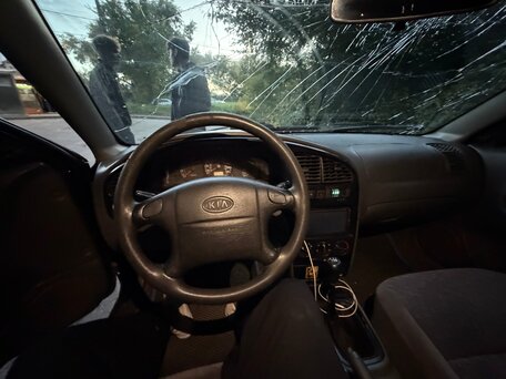 2007 Kia Spectra I Рестайлинг 2, синий, 150000 рублей, вид 5
