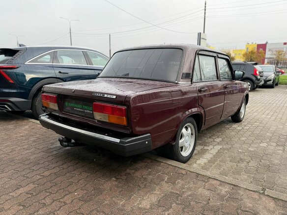 2007 Lada (ВАЗ) 2107, красный, 185000 рублей - вид 5