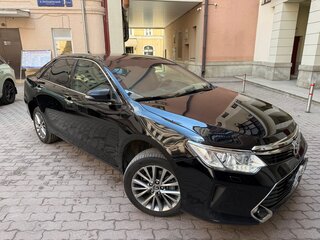 2016 Toyota Camry US Market VII (XV50) Рестайлинг, чёрный, 2700000 рублей, вид 4