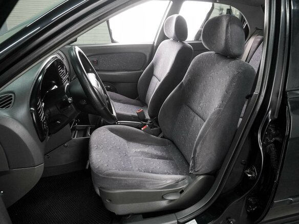 2007 Kia Spectra I Рестайлинг 2, чёрный - вид 9