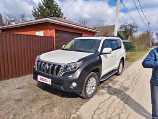 2014 Toyota Land Cruiser Prado 150 Series Рестайлинг 1, белый, 3000000 рублей, вид 1