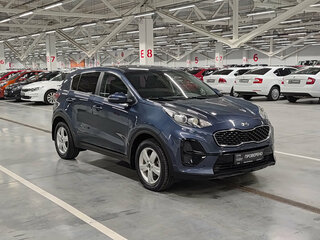 2019 Kia Sportage IV Рестайлинг, синий, 1930000 рублей, вид 3