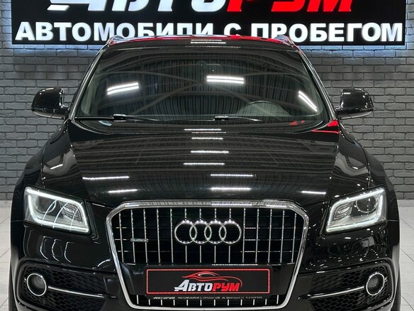 2015 Audi Q5 I (8R) Рестайлинг, чёрный - вид 3