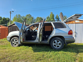 2002 Hyundai Santa Fe I, серебристый, 500000 рублей, вид 2