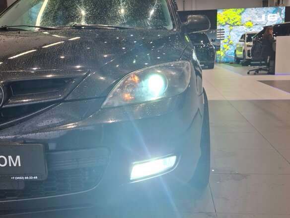 2007 Mazda 3 I (BK) Рестайлинг, чёрный, 540000 рублей - вид 6