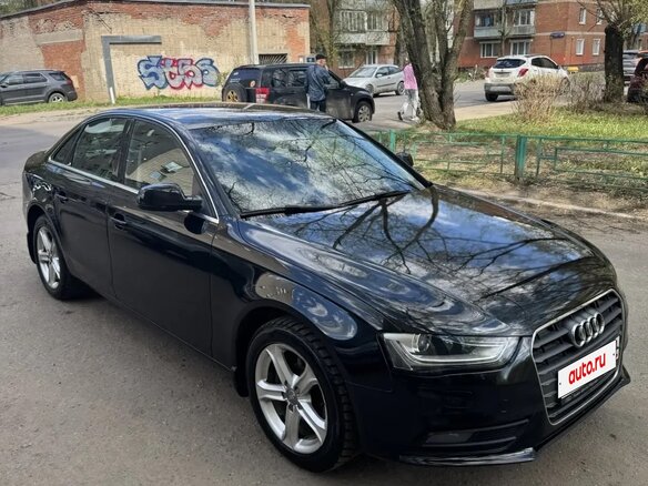 2014 Audi A4 IV (B8) Рестайлинг, чёрный, 1550000 рублей - вид 2