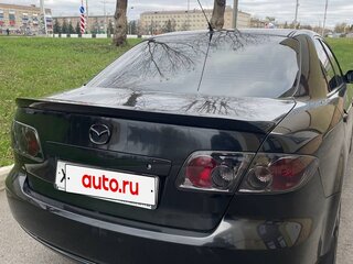 2007 Mazda 6 I (GG) Рестайлинг, чёрный, 595000 рублей, вид 4