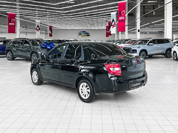 2018 Lada (ВАЗ) Granta I, чёрный, 489000 рублей - вид 3