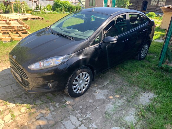 2016 Ford Fiesta Mk6 Рестайлинг, чёрный