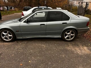 1995 BMW 3 серии 325d III (E36), серебристый, 300000 рублей, вид 5
