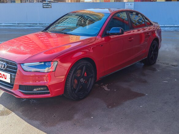 2014 Audi A4 IV (B8) Рестайлинг, красный, 1800000 рублей - вид 10
