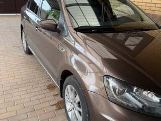2017 Volkswagen Polo V Рестайлинг, коричневый, 1250000 рублей, вид 5