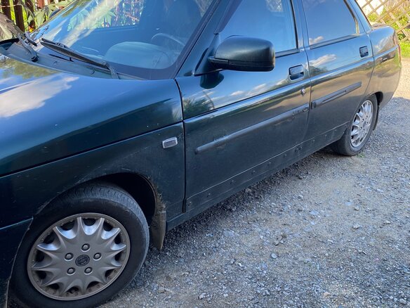 2002 Lada (ВАЗ) 2110, зелёный, 140000 рублей - вид 6