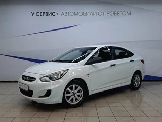 2012 Hyundai Solaris I, белый, 780000 рублей, вид 1