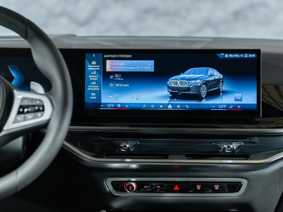 2025 BMW X6 30d III (G06) Рестайлинг, чёрный - вид 12