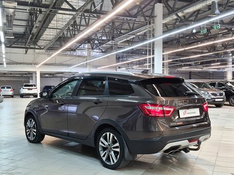 2020 Lada (ВАЗ) Vesta SW Cross I, коричневый, 1009000 рублей, вид 4