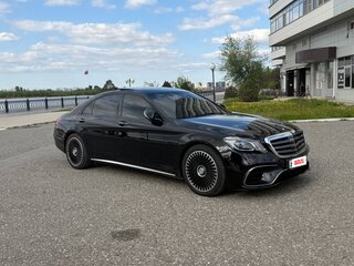2017 Mercedes-Benz S-Класс 350 CDI BlueTEC Long 9G-TRONIC VI (W222, C217), чёрный, 3900000 рублей, вид 2