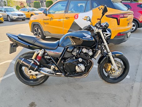 2001 Honda CB 400 Super Four, чёрный, 290000 рублей, вид 1