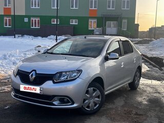 2014 Renault Logan II, серебристый, 580000 рублей, вид 2
