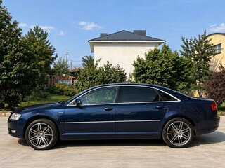 2007 Audi A8 Long II (D3) Рестайлинг, синий, 7500000 рублей, вид 4