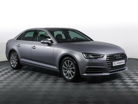 2016 Audi A4 V (B9), серебристый, 2350000 рублей - вид 2