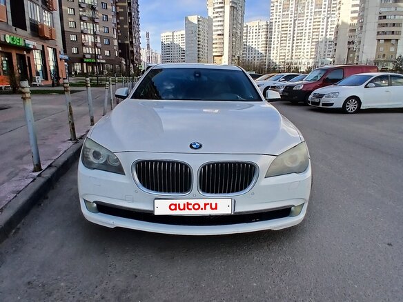 2009 BMW 7 серии Long 730Ld V (F01/F02/F04), белый, 1199000 рублей
